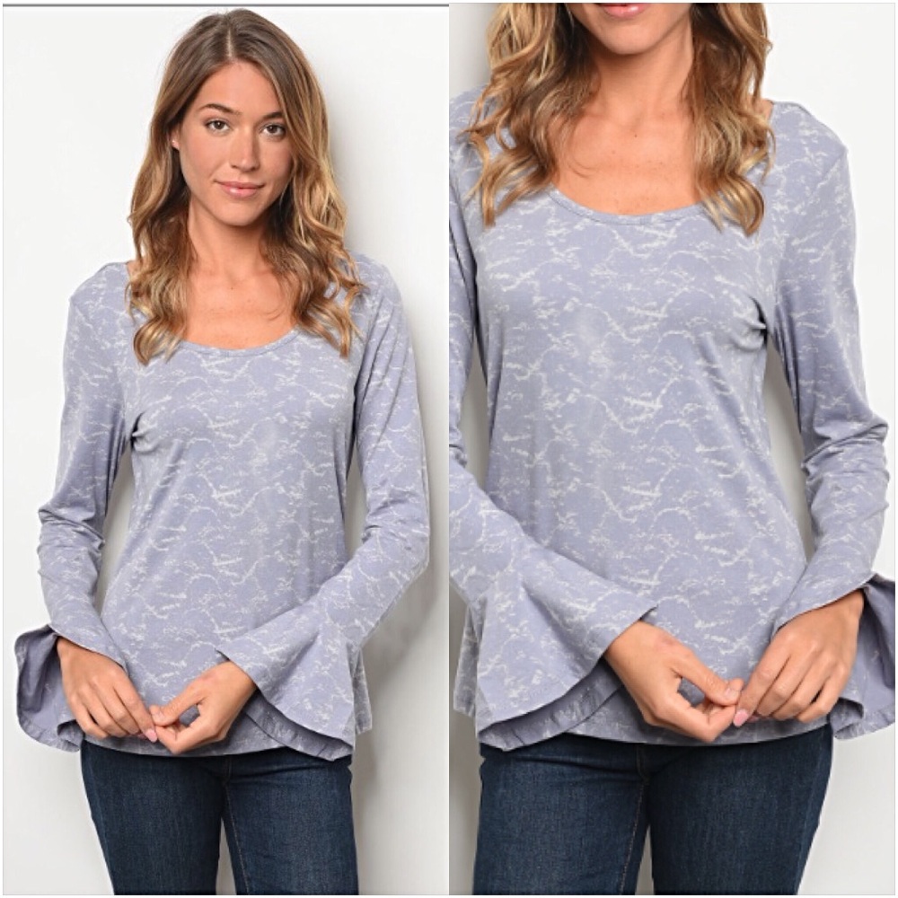 📍SALE Simply Beautiful Bell Sleeve Lace Top XSS - Picture 3 of 5